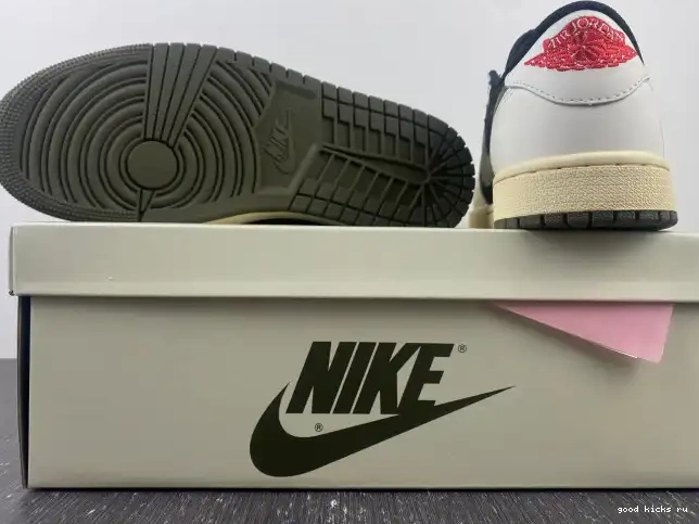 Scott Air Jordan Olive Low Travis 1 WMNS OG x DZ4137-106 0624